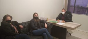 Presidente da Câmara de Vereadores recebe representantes da Associação Beneficente Santa Rosa de Lima