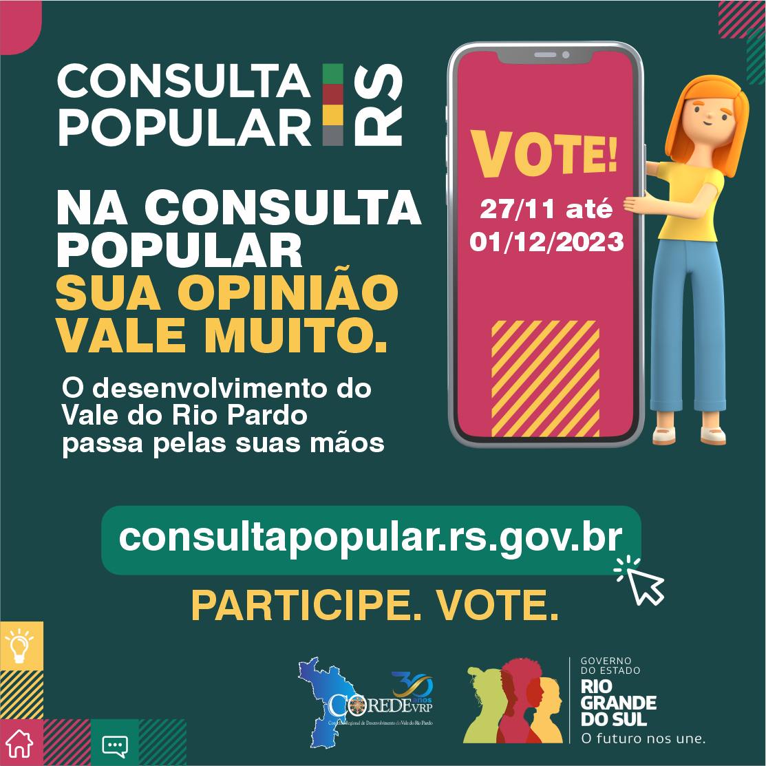 PARTICIPE DA CONSULTA POPULAR