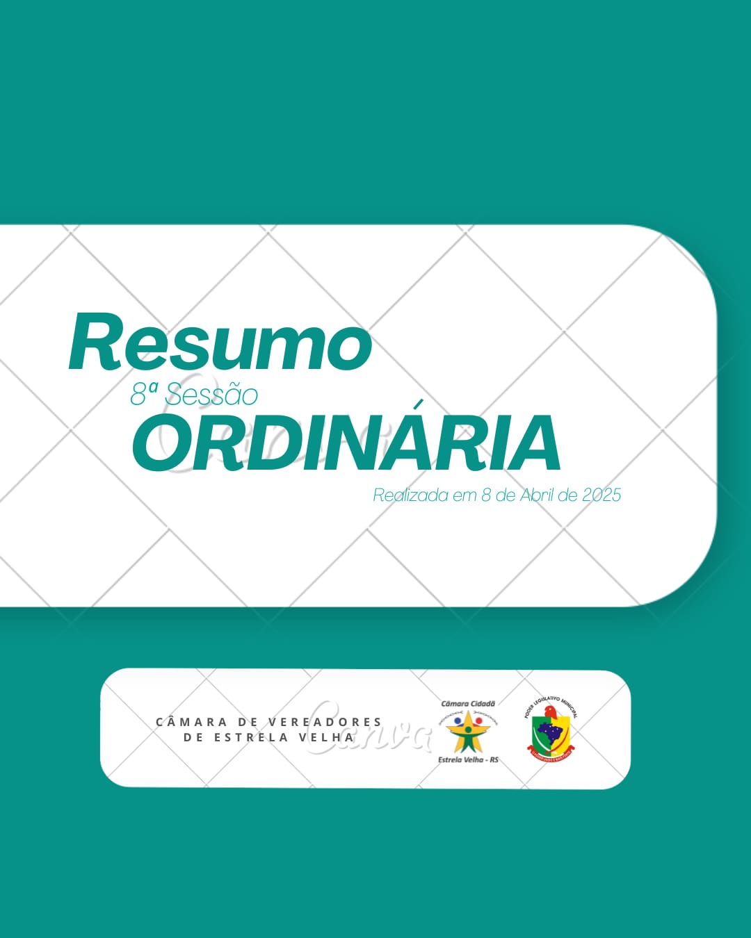 RESUMO DA 8ª SESSÃO ORDINÁRIA DE 2025