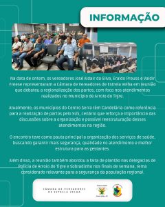 Vereadores  participaram de importante reunião regional para tratar da organização dos serviços de saúde.