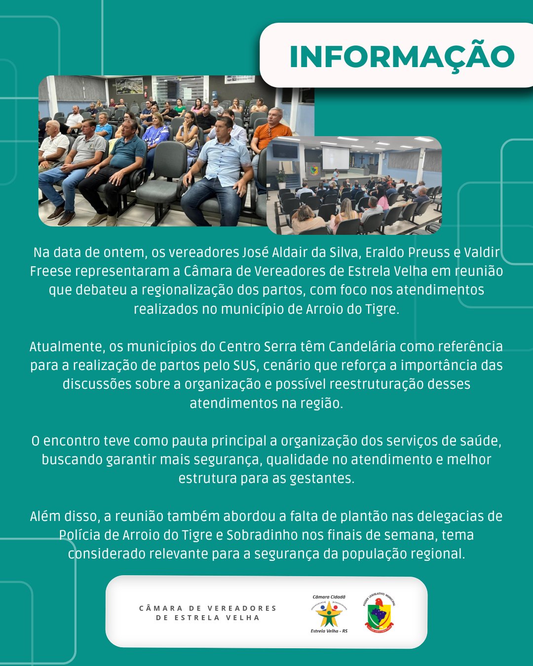 Vereadores  participaram de importante reunião regional para tratar da organização dos serviços de saúde.