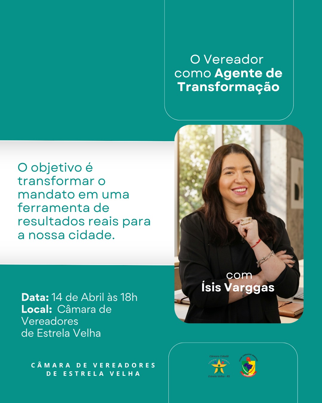 Câmara de Vereadores Promoverá  Palestra.